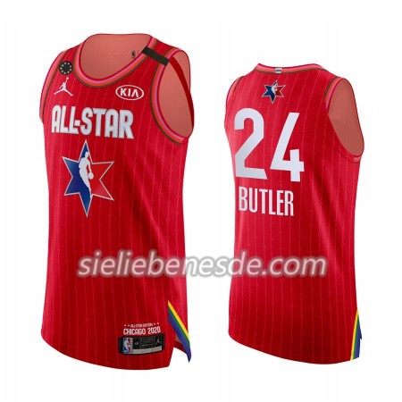 Herren NBA Miami Heat Trikot Jimmy Butler 24 2020 All-Star Jordan Brand Kobe Forever Rot Swingman